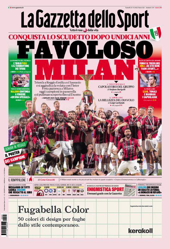 Rassegna stampa Juve: prime pagine quotidiani sportivi - 23 maggio 2022 38 photo 2022 05 23 07 55 30