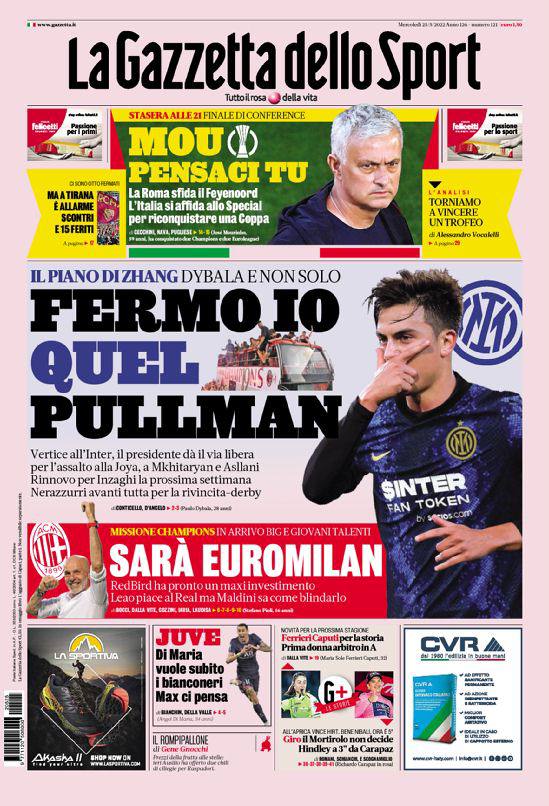 Rassegna stampa Juve: prime pagine quotidiani sportivi - 25 maggio 2022 38 photo 2022 05 25 07 51 32