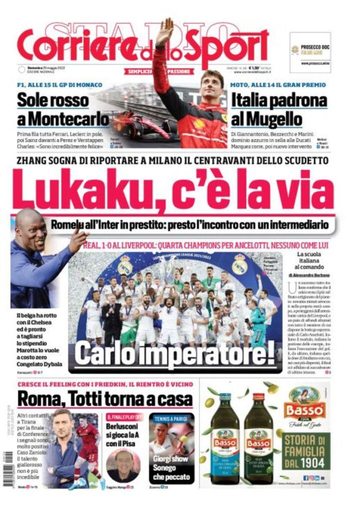 Rassegna stampa Juve: prime pagine quotidiani sportivi - 29 maggio 2022 39 photo 2022 05 29 07 55 22