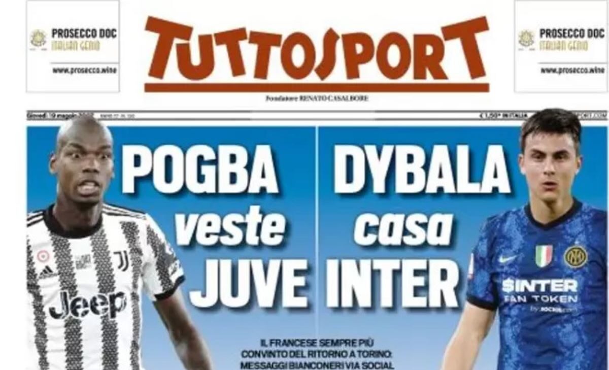 Rassegna stampa Juve: prime pagine quotidiani sportivi - 19 maggio 2022 36 tuttosport 19 maggio 2022 jpg e1652913614587