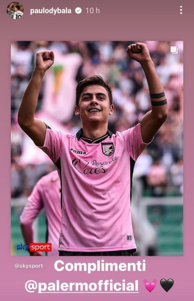 Dybala si complimenta col Palermo: il messaggio dell'ex rosanero - FOTO 37 0e18c0b5 da7e 4a3a b965 ec7036510e5c 1