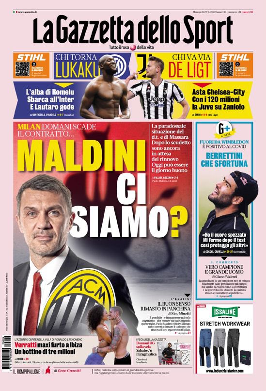 Rassegna stampa Juve: prime pagine quotidiani sportivi - 29 giugno 2022 38 7A8BC1D9 81E3 46AB BEFB 1BD50CC38AE5