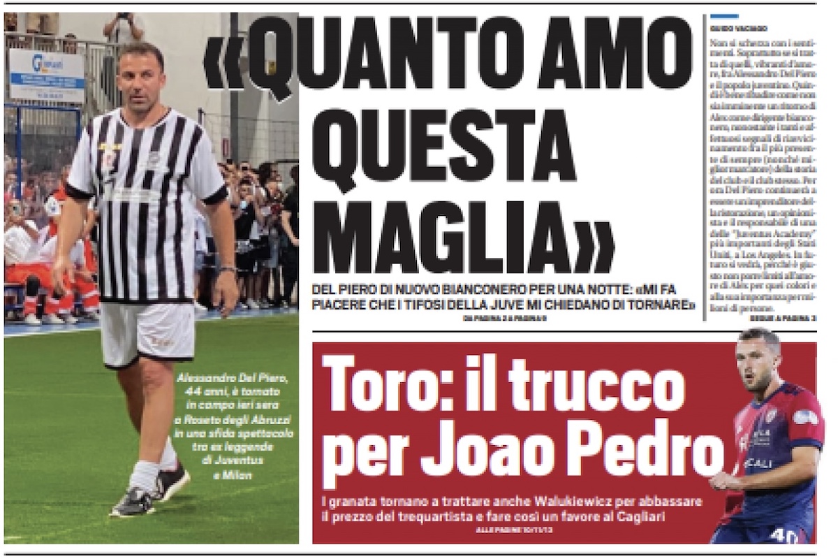 Rassegna stampa Juve: prime pagine quotidiani sportivi - 21 giugno 2022 36 IMG 2413