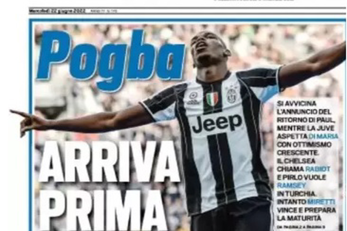 Rassegna stampa Juve: prime pagine quotidiani sportivi - 22 giugno 2022 36 Tuttosport pp