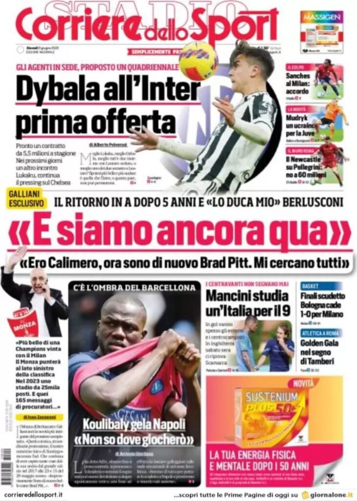 Rassegna stampa Juve: prime pagine quotidiani sportivi - 9 giugno 2022 36 befunky 2022 5 4 0 33 21