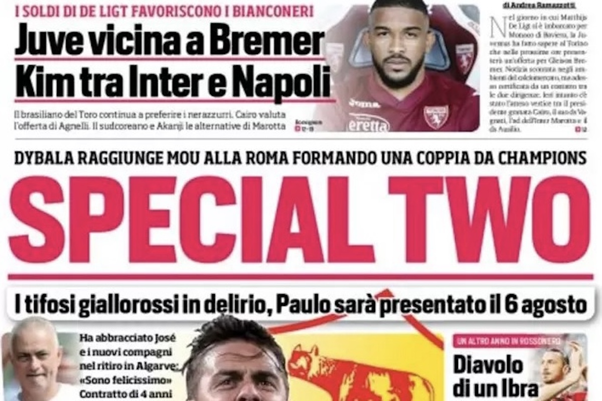 Rassegna stampa Juve: prime pagine quotidiani sportivi - 19 luglio 2022 36 9186d2a9 80a1 4bfa a2c4 91a5841471aa