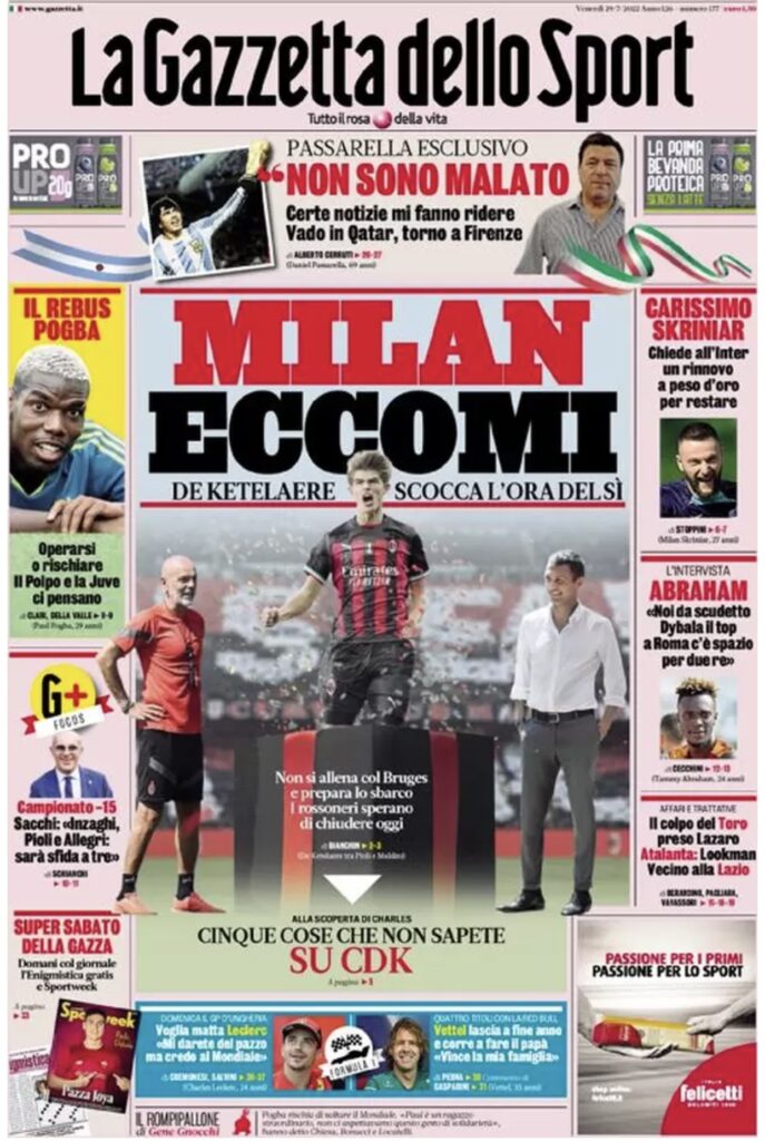 Rassegna stampa Juve: prime pagine quotidiani sportivi - 29 luglio 2022 39 C1B9CABB 9AF0 4617 A364 06299D67C10F