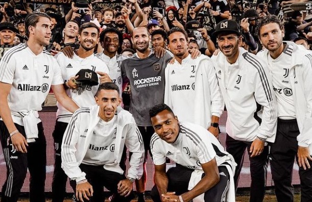 Juventus a "casa" di Chiellini: tutti i VIDEO dei bianconeri a LA 36 Juve Chiellini