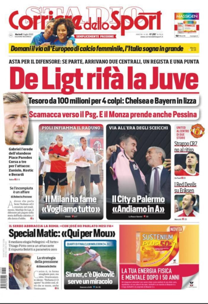 Rassegna stampa Juve: prime pagine quotidiani sportivi - 5 luglio 2022 36 befunky 2022 6 2 0 37 2 1