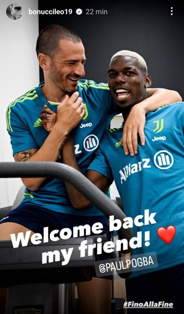 Bonucci scrive a Pogba: il difensore (ri)accoglie così il francese - FOTO 37 bonucci pogba
