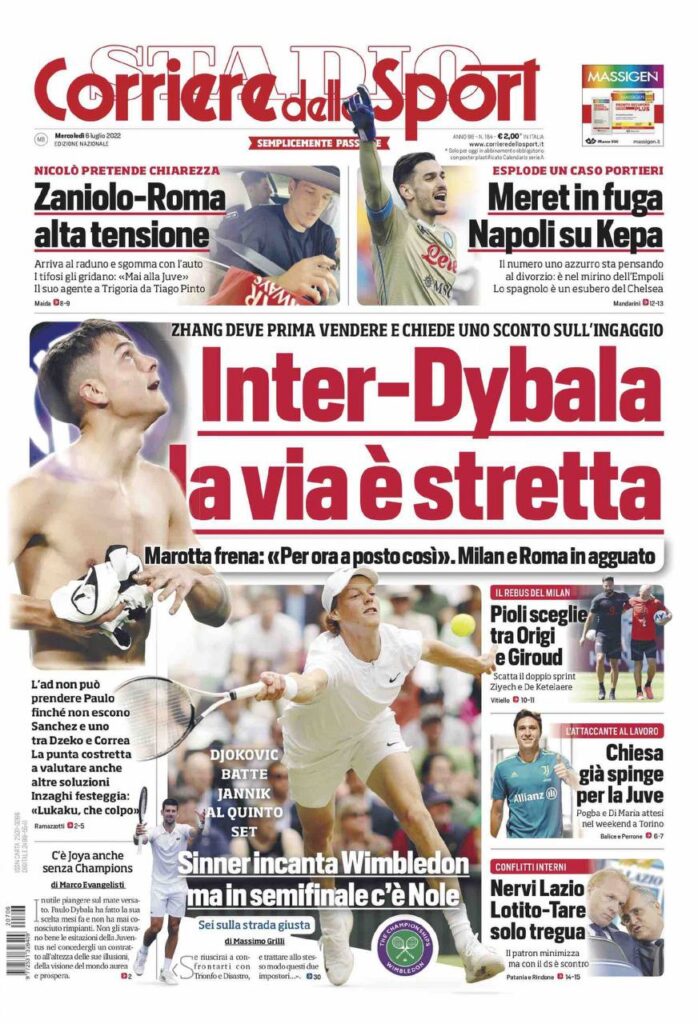 Rassegna stampa Juve: prime pagine quotidiani sportivi - 6 luglio 2022 37 photo 2022 07 06 07 48 43