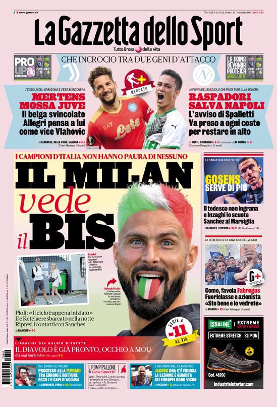 Rassegna stampa Juve: prime pagine quotidiani sportivi - 2 agosto 2022 39 92C1FDCC E20E 4688 ADDB B7AA443BFBDC
