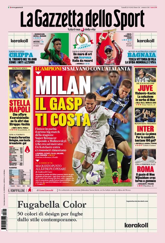 Rassegna stampa Juve: prime pagine quotidiani sportivi - 22 agosto 2022 39 BFC1B944 9EAA 4849 9373 156777C34714