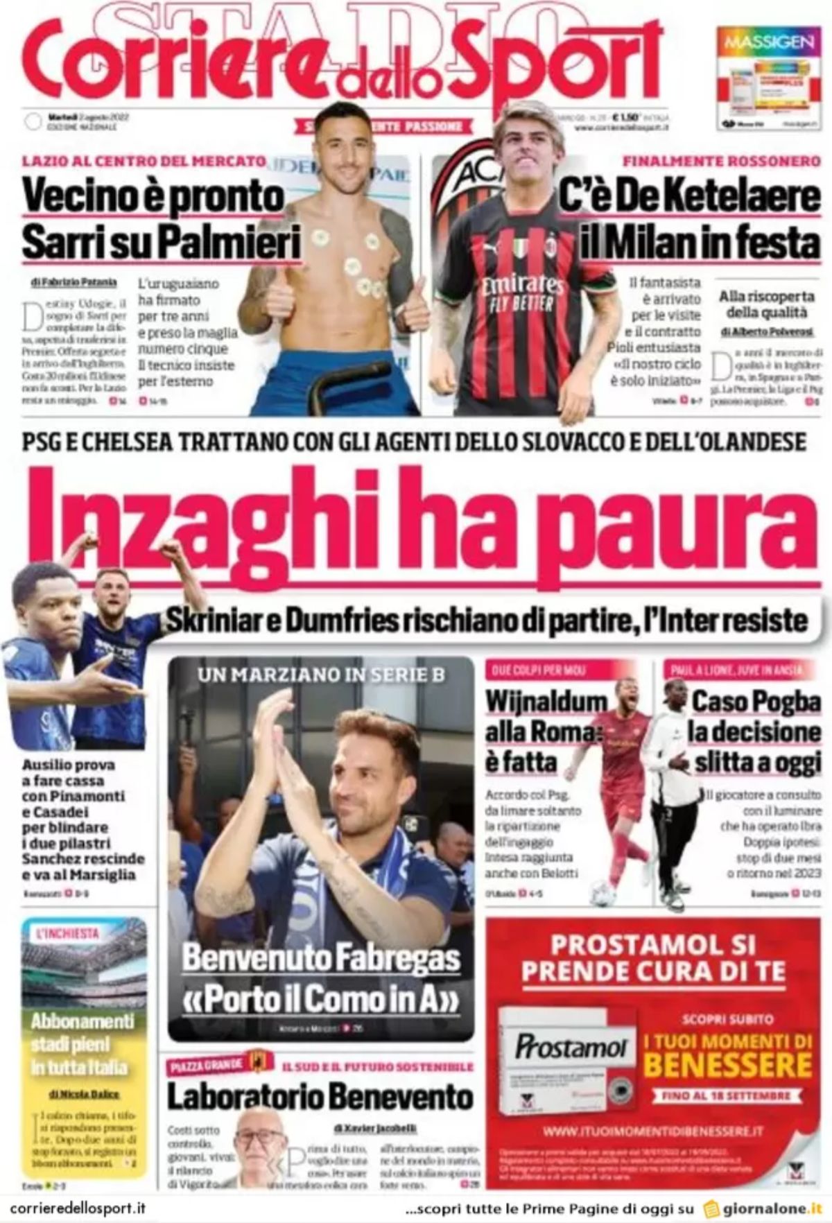 Rassegna stampa Juve: prime pagine quotidiani sportivi - 2 agosto 2022 38 befunky 2022 7 2 0 38 42
