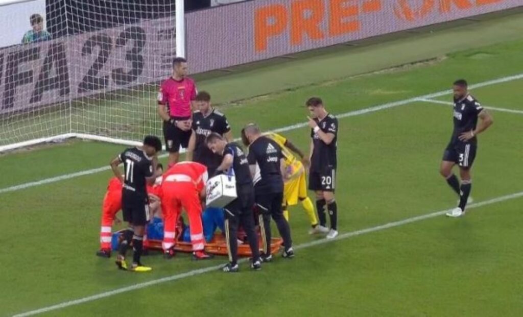 Infortunio tek juve spezia