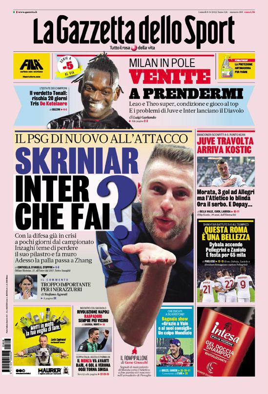 Rassegna stampa Juve: prime pagine quotidiani sportivi - 8 agosto 2022 38 photo 6016819264515848190 y