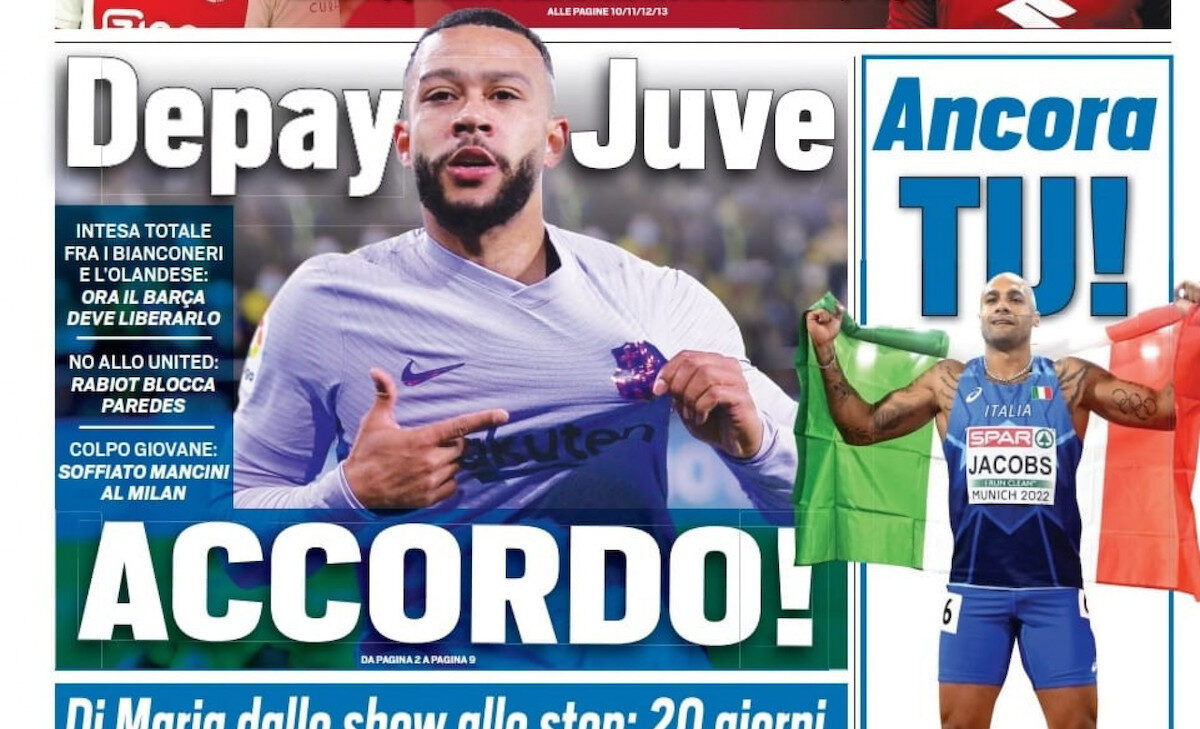Rassegna stampa Juve: prime pagine quotidiani sportivi - 17 agosto 2022 36 whatsapp image 2022 08 17 at 00.27.29 1 e1660689889761