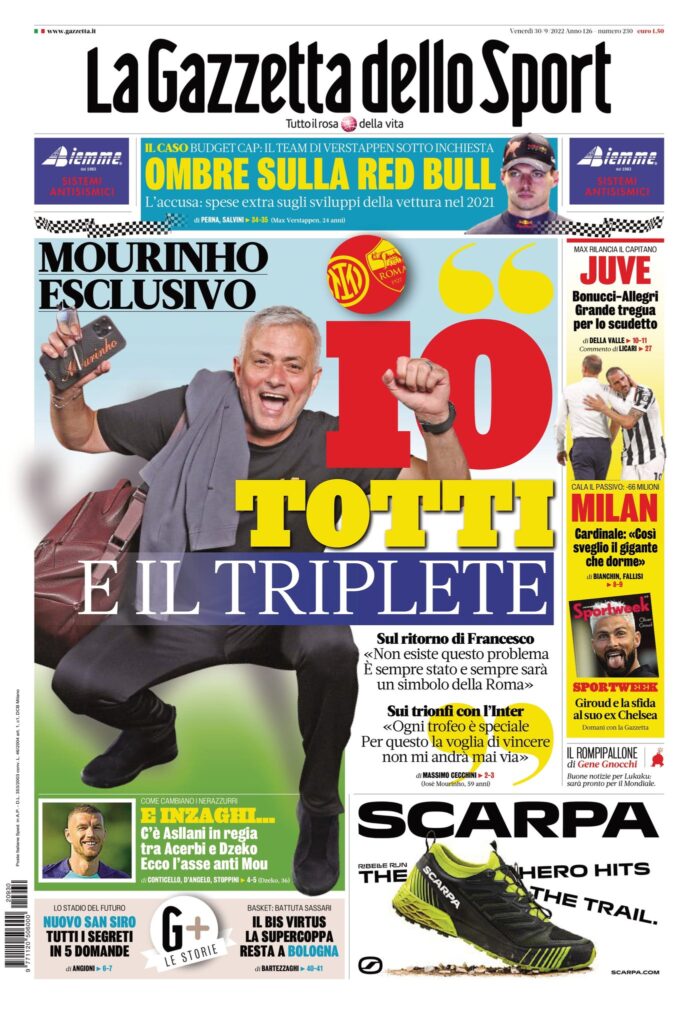 Rassegna stampa Juve: prime pagine quotidiani sportivi - 30 settembre 2022 39 3FF24C8B 9DFD 4016 AED8 E75C279BF2E9