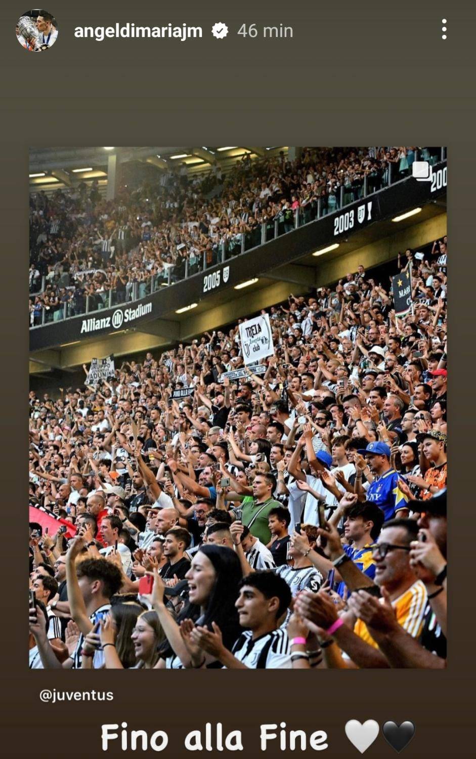 Di Maria sempre più bianconero: il messaggio prima di Juve Benfica - FOTO 37 86386c27 51f2 45d0 b5a1 515fb8cd32db