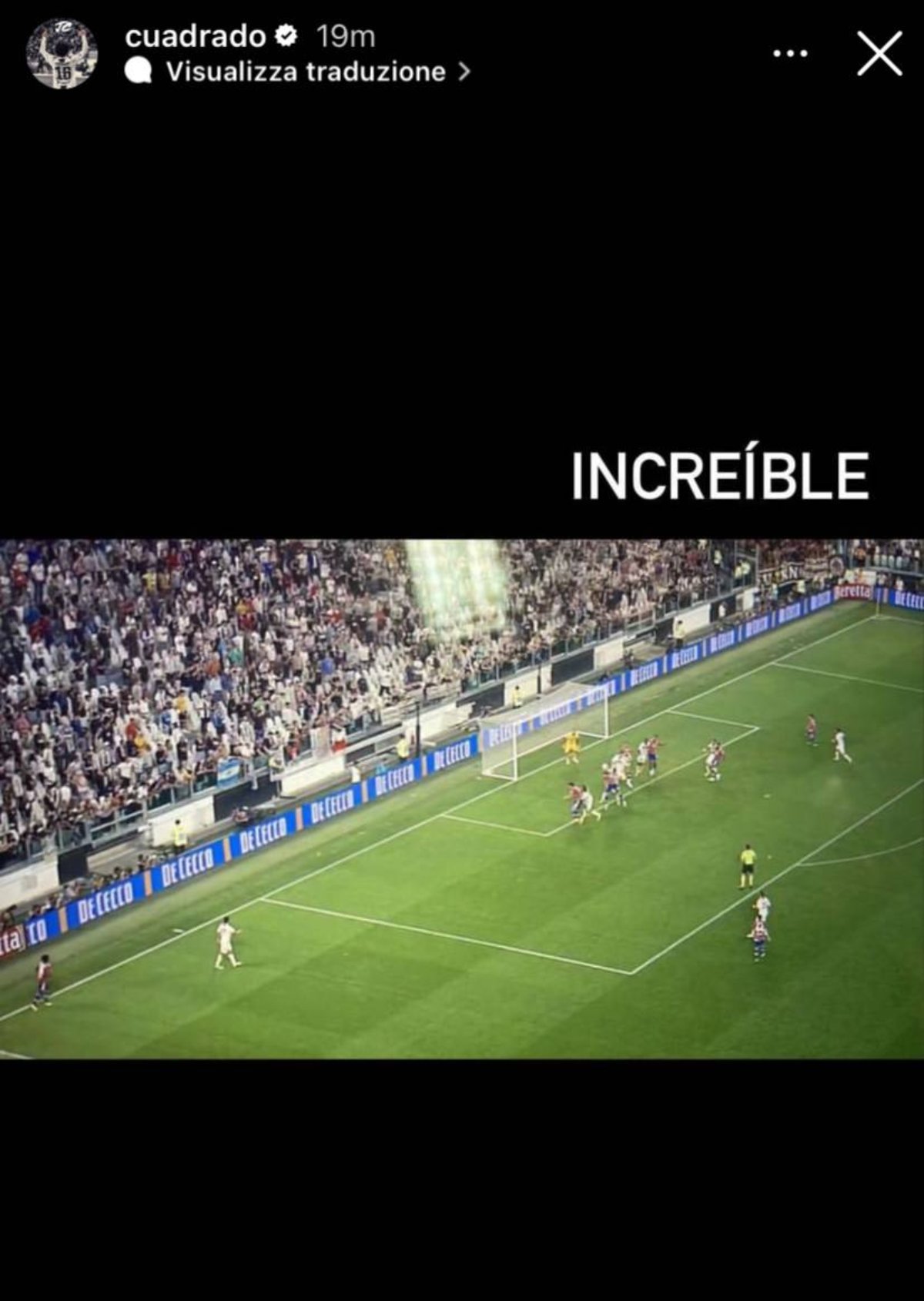 Fuorigioco Bonucci, Cuadrado non ci crede: «Incredibile» - FOTO 37 photo 2022 09 12 00 20 25 1