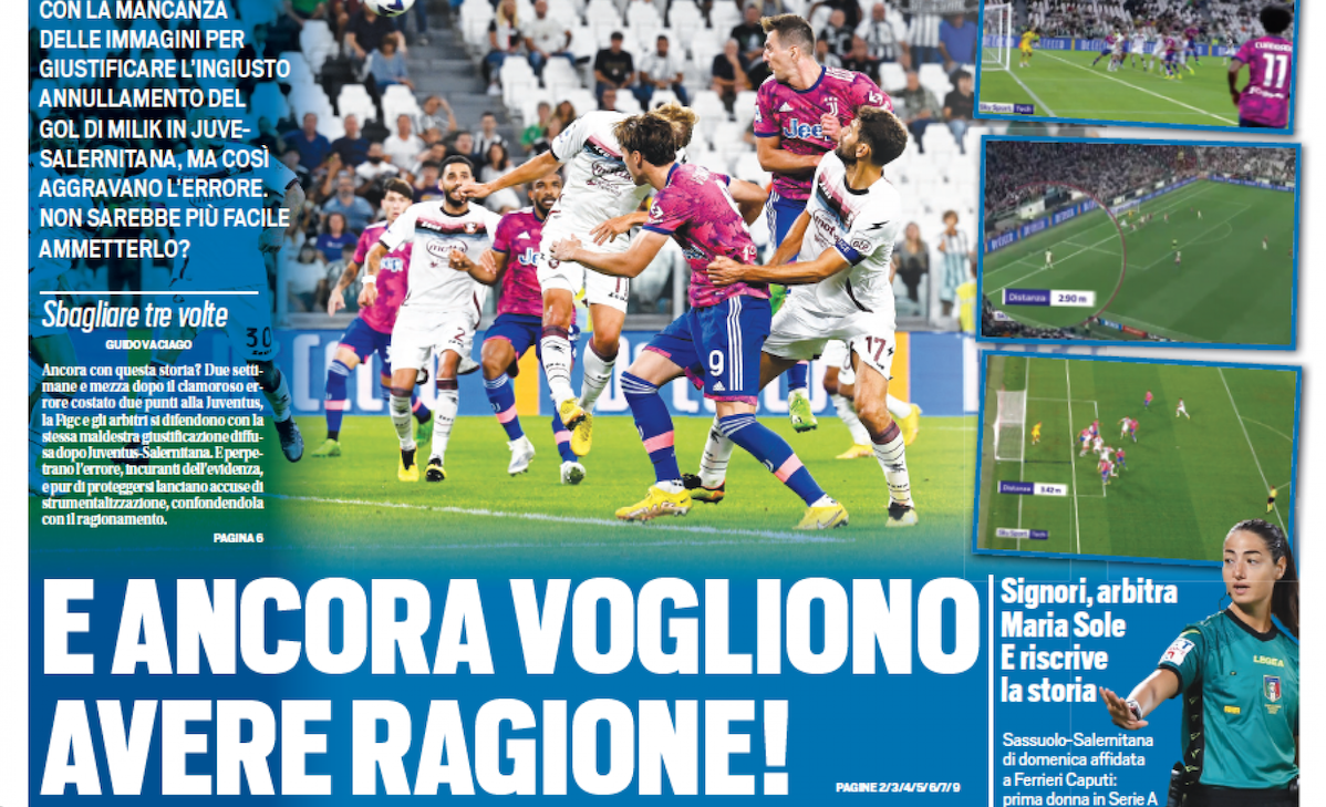 Rassegna stampa Juve: prime pagine quotidiani sportivi - 29 settembre 2022 36 tuttosport 29 settembre 2022 1 e1664404660830