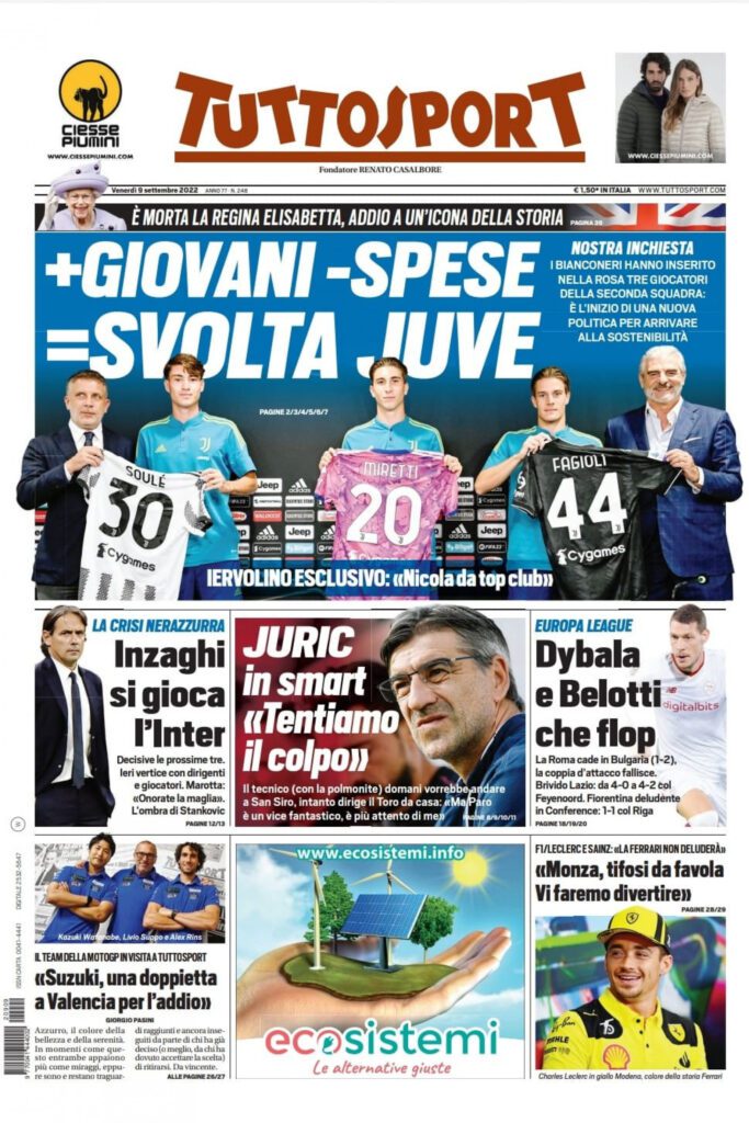 Rassegna stampa Juve: prime pagine quotidiani sportivi - 9 settembre 2022 37 whatsapp image 2022 09 09 at 00.03.02