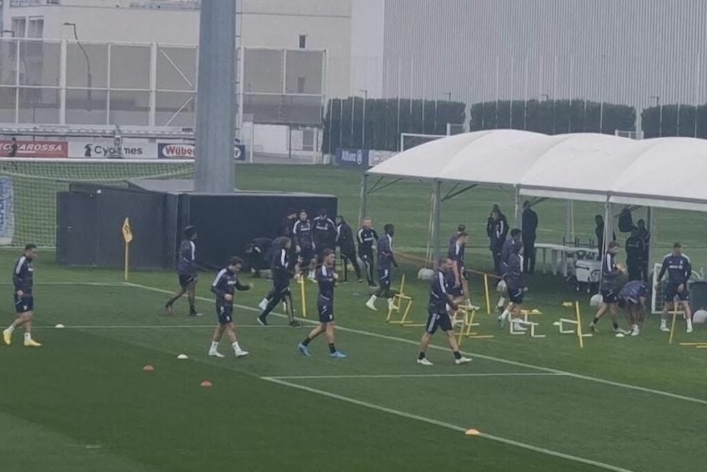 Allenamento Juve Continassa