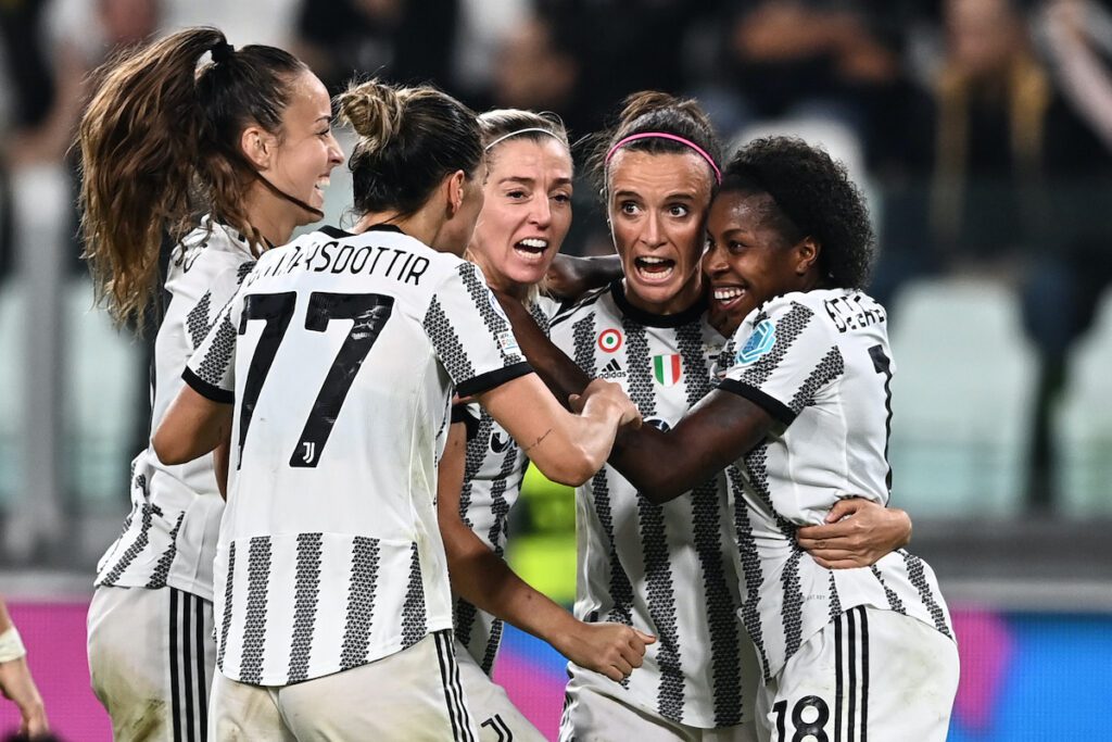 Juventus Lione femminile Champions League