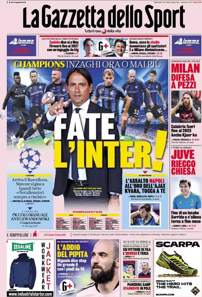 Rassegna stampa Juve: prime pagine quotidiani sportivi - 4 ottobre 2022 36 photo 5897867903280200008 y