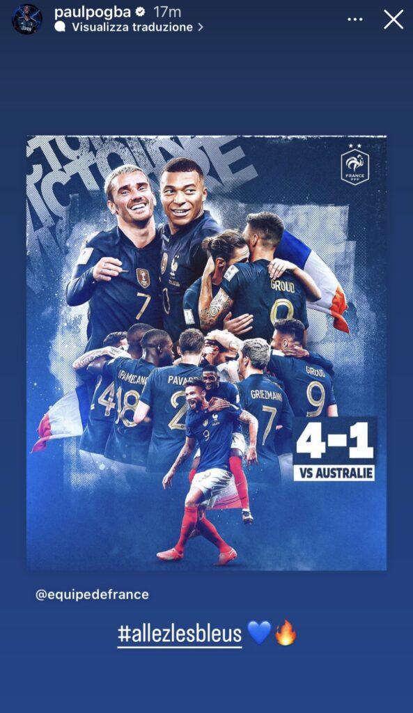 Pogba può esultare: messaggio social dopo la vittoria della Francia - FOTO 37 IMG 6735