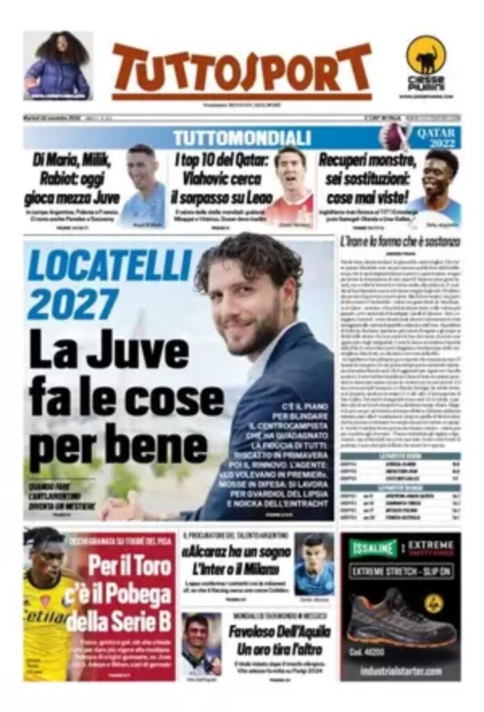 Rassegna stampa Juve: prime pagine quotidiani sportivi - 22 novembre 2022 36 befunky 2022 10 2 0 35 12