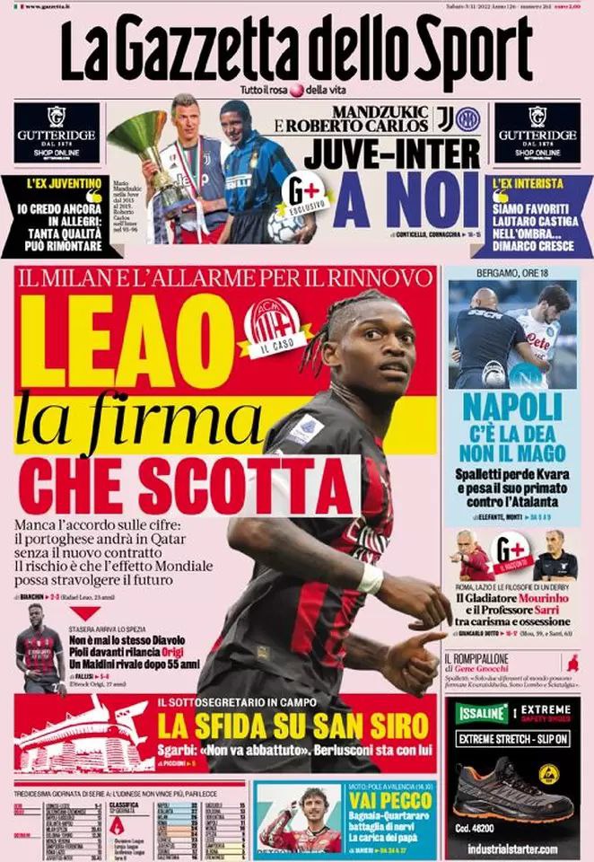 Rassegna stampa Juve: prime pagine quotidiani sportivi - 5 novembre 2022 38 photo 5994659926212983452 y