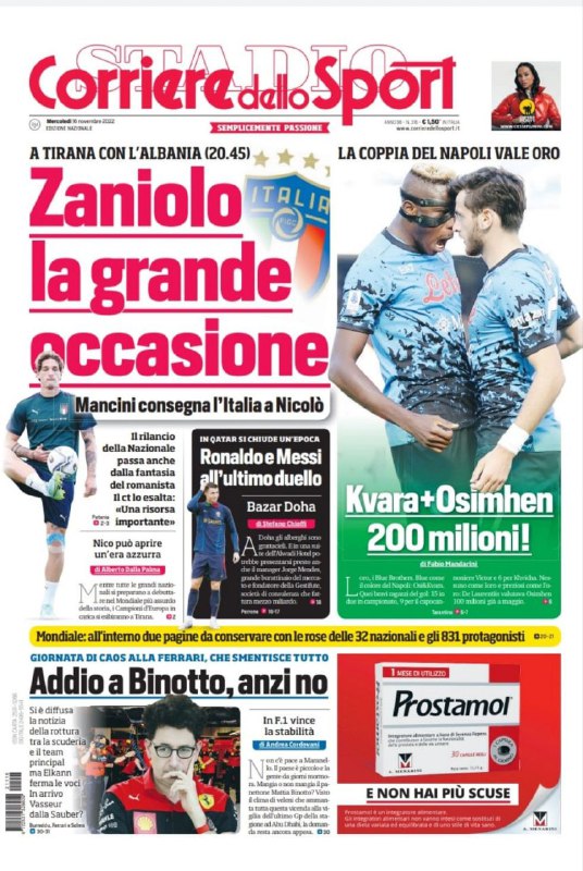 Rassegna stampa Juve: prime pagine quotidiani sportivi - 16 novembre 2022 38