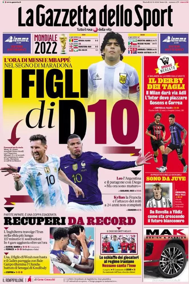 Rassegna stampa Juve: prime pagine quotidiani sportivi - 22 novembre 2022 38 photo 6044005527031233293 y