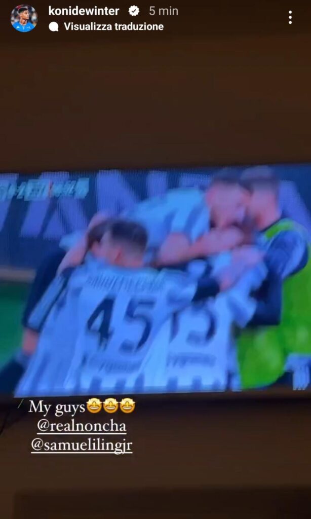 Arsenal Juve 0-2, esulta anche De Winter: il suo messaggio - FOTO 37 De Winter