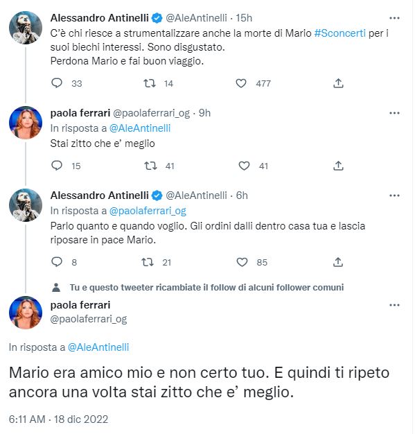 Morte Sconcerti, scontro Paola Ferrari-Antinelli: «Stai zitto che è meglio» - FOTO 37 WhatsApp Image 2022 12 18 at 13.36.38