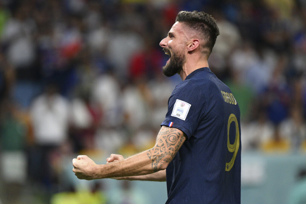 Giroud miglior marcatore nella storia della Francia: superato l'ex Juventus 36 giroud