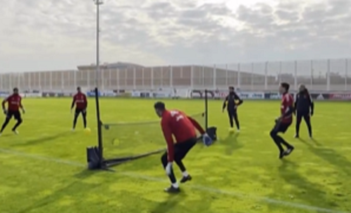 Allenamento Juve: Pinsoglio-Perin vs Szczesny-Daffara. Sfida esilarante - VIDEO 36 juve allenamento