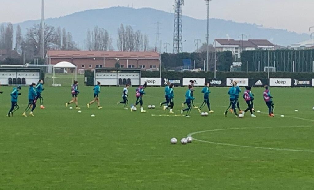 Juventus women allenamento