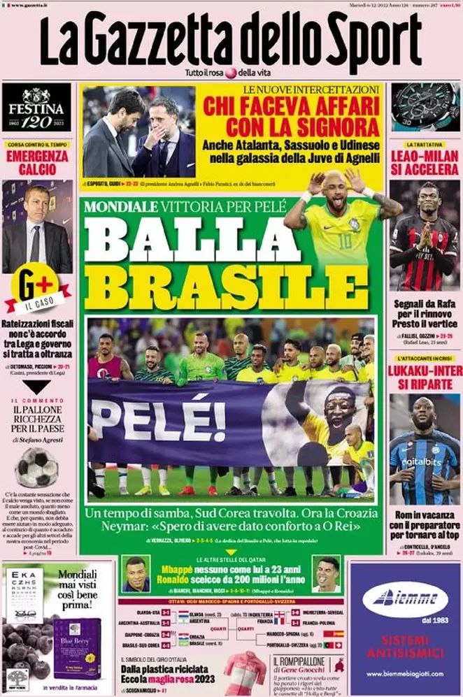 Rassegna stampa Juve: prime pagine quotidiani sportivi - 6 dicembre 2022 38 photo 5796655199358663336 y
