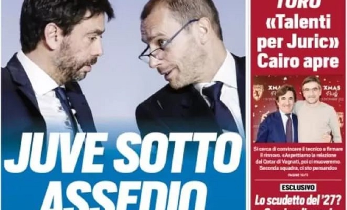 Rassegna stampa Juve: prime pagine quotidiani sportivi - 2 dicembre 2022 36 tuttosport 1