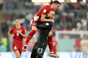 DOHA 02.12.2022 MISTRZOSTWA SWIATA W PILCE NOZNEJ 2022 GRUPA G MECZ: SERBIA SZWAJCARIA 2022 FIFA World Cup, WM, We