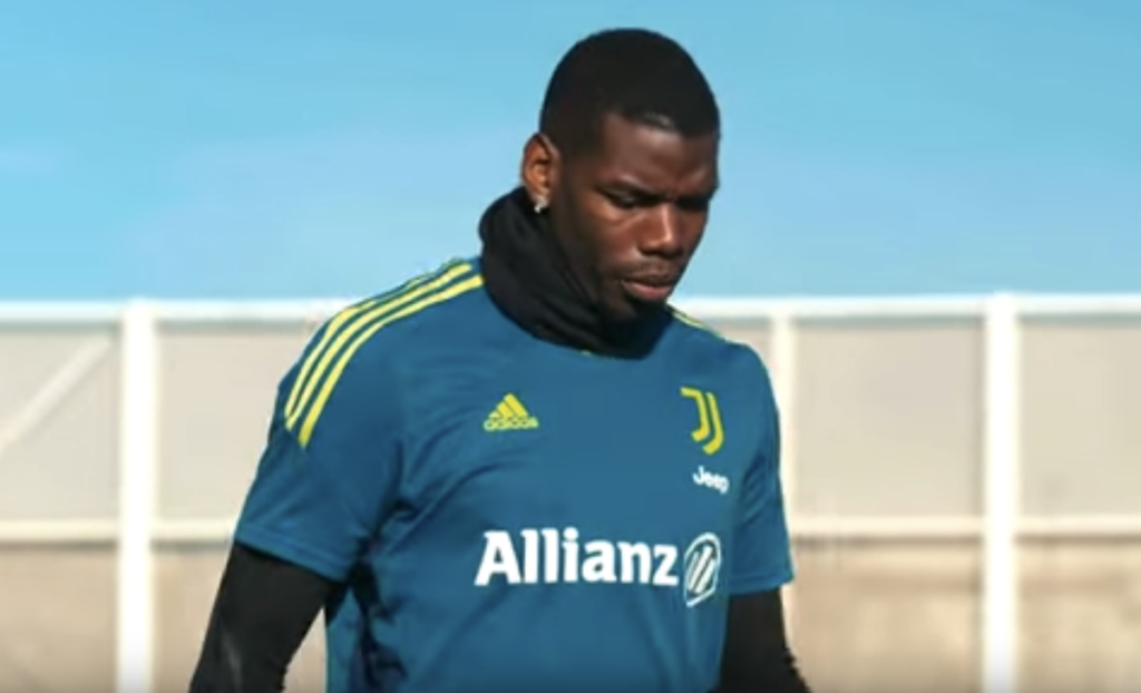 Pogba allenamento napoli juve video