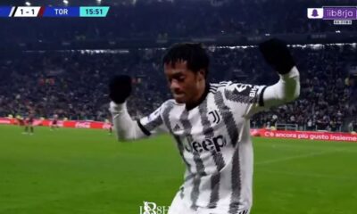 Cuadrado esultanza derby juve torino gol e1677615238127