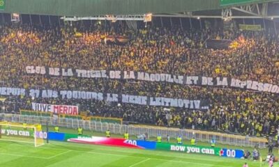 striscione nantes tifosi juve