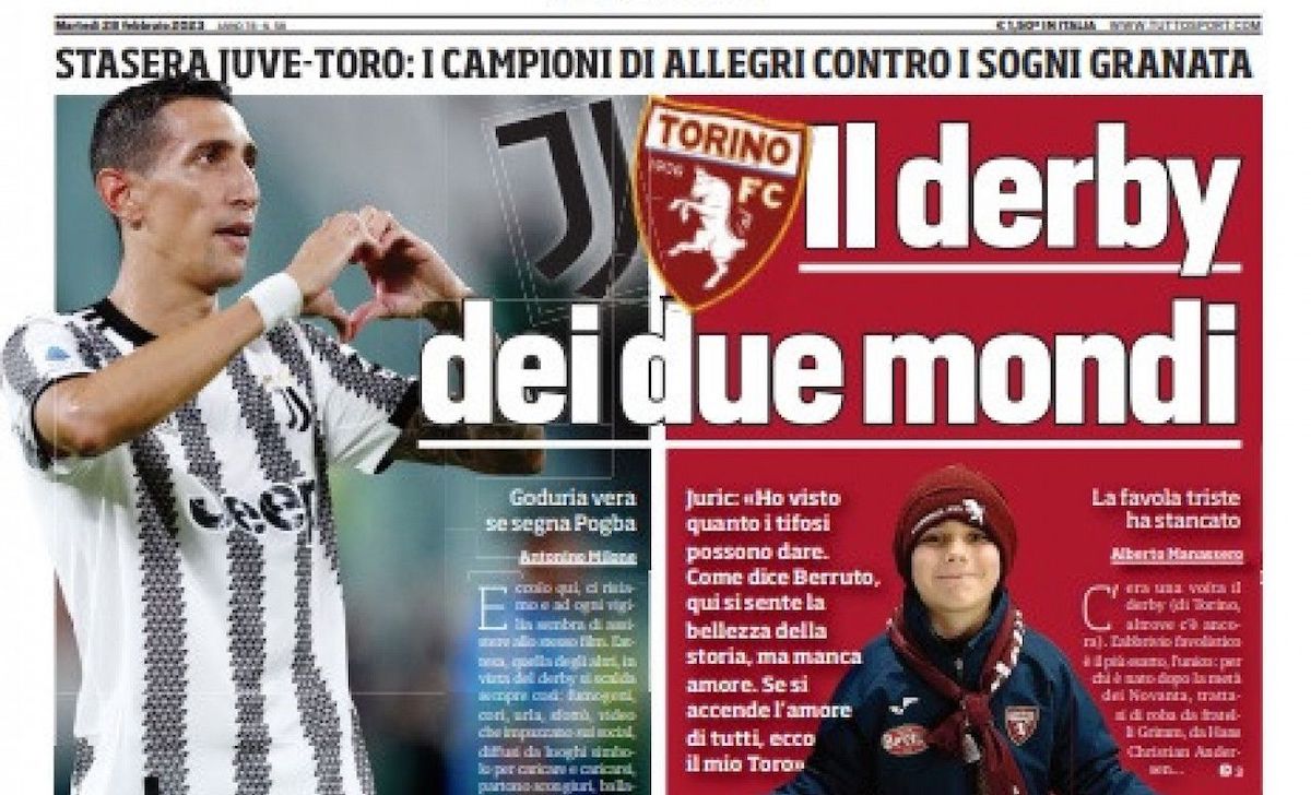 Rassegna stampa Juve: prime pagine quotidiani sportivi – 28 febbraio 2023 36 tuttosport 3