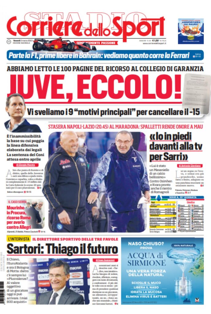 Rassegna stampa Juve: prime pagine quotidiani sportivi – 3 marzo 2023 37 WhatsApp Image 2023 03 03 at 00.43.26