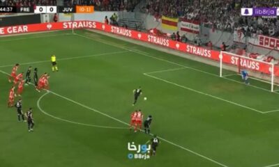 rigore vlahovic gol friburgo juve