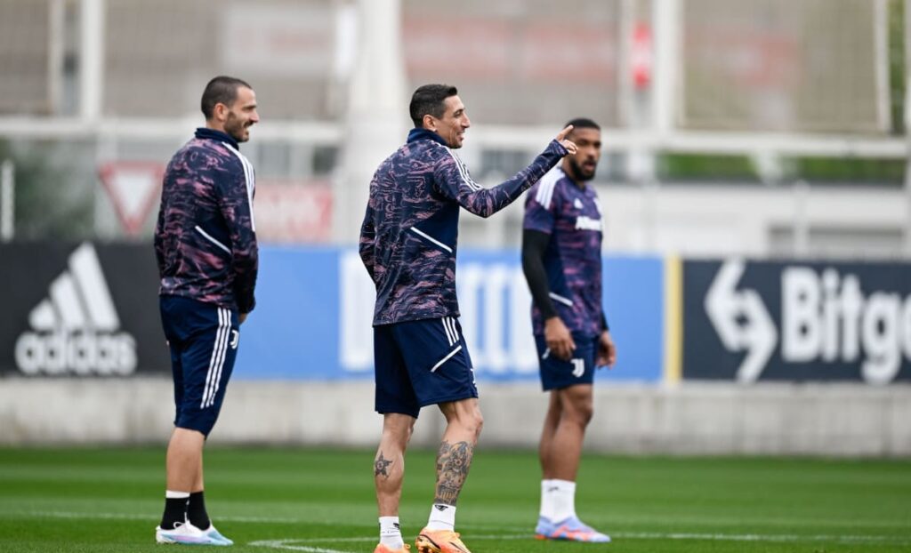 Allenamento juve pre sporting continassa