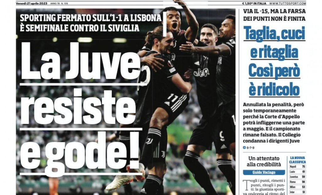 Tuttosport 21 aprile